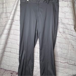 Nike Golf Dri-Fit Flat Front Tech Golf Pants Men's 36x32 Grey